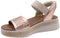 Skechers Bobs Sun Ray - Slip-ins Sandalen - Vegan met Heel Pillow - Goud