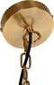Plafondlamp DKD Home Decor 66 x 66 x 60 cm Kristal Gouden Metaal 40 W