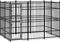vidaXL - Hondenkennel - 5,53 - m² - staal