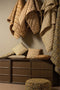 BuPureHome Kussen Foliage - Katoen - Bruin - 50x50x10