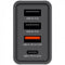 Verbatim GaN Oplader - 30W 4 Poorten - 3x USB-A 1x USB-C Quick Charge 3.0