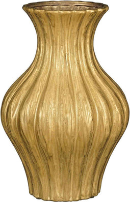 Mica Decorations Vaas Jura - 26.5x26.5x40 cm - Keramiek - Goud