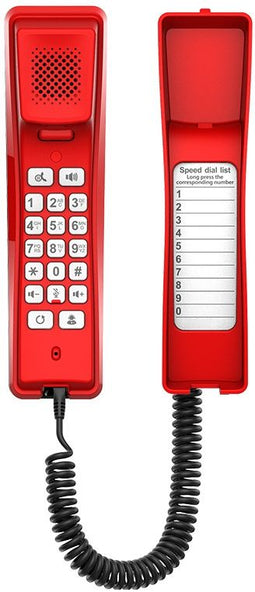 Fanvil H2U-R - VoIP-telefoon - Conferentiegesprek Handsfree - Rood
