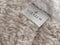 Linnick Flanel Fleece Deken + Hoodie met Capuchon Bont Rabbit - naturel - 140x200cm - 130x180cm - Plaid