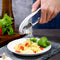 HI NATURE™ knoflookpers - Premium RVS knoflookpers - Ergonomische handgreep - Zilver (RVS)