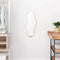 vidaXL - Wandspiegel - 60x25 - cm - goudkleurig