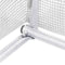 vidaXL - Tuinkas - met - stalen - frame - 64 - m² - 16x4x2 - m - wit