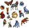 UNIDRAGON Houten Puzzel Voor Volwassenen Dier - Vurige Vos - 107 stukjes - Small 16x24 cm