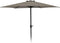 Aluminium Parasol met handig opdraaisysteem - Ø300 cm - Lichtgrijs