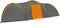 vidaXL - Iglotent - 8-persoons - 650x240x190 - cm - grijs - en - oranje