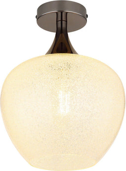 MAXY Plafondlamp - Ø24CM - E27 1-Lichts - Zwart