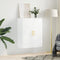 vidaXL - Wandkast - 69,5x34x90 - cm - wit