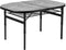 Bo-Camp Northgate - Ovale Tafel - Aluminium - Betonlook - 120x80 cm