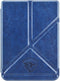 Origami Sleepcover Geschikt voor Tolino Shine 4 Hoes Marine Blauw