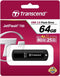 Transcend JetFlash 700 - USB-stick 64 GB - USB 3.0 - Zwart