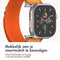 imoshion Nylon Alpine bandje - Geschikt voor Apple Watch 1, 2, 3, 4, 5, 6, 7, 8, 9, 10 (42 mm), SE - 38/40/41 mm - Oranje - One Size
