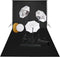 vidaXL - Fotostudioset - met - lampen, - paraplu's, - achtergrond - en - reflector