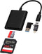 Nuvance SD Kaart Lezer - SD Kaartlezer USB-C - Snelle overdracht - Zwart
