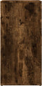 vidaXL - Dressoir - 59x39x80 - cm - bewerkt - hout - gerookt - eikenkleurig