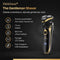 Wellshave Elite - 4 in 1 Scheerapparaat - Met Trimmer en Neustrimmer - Zwart/Goud