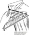 Hultafors metric rafter speed square Mini 0-90 graden (257030)