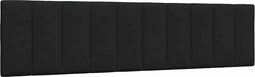 vidaXL - Hoofdbordkussen - 200 - cm - stof - zwart