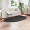 vidaXL - Vloerkleed - Antraciet - 100x200 - cm - Polyester - Antislip