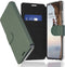 Accezz Hoesje Geschikt voor Samsung Galaxy S22 Plus Hoesje Met Pasjeshouder - Accezz Xtreme Wallet Bookcase - Lichtgroen