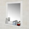 SoBuy Badkamerspiegel Met Plank - Wit - 10x40x49 cm