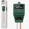 TIKKENS® PH Meter - 3-in-1 Vochtigheidsmeter Bodem - Lichtmeter en pH Tester - Zwart