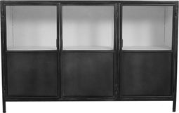 Dressoir Bronx - ijzer - donkergrijs/wit