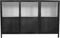 Dressoir Bronx - ijzer - donkergrijs/wit