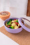 Amuse Tylla oat Life Bowl - 700ml - Lunchbox - Perfect Afsluitbare Verhouddoos - Saladebox voor onderweg - Lichtgrijs