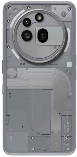 Nothing Phone (3a) Pro - Smartphone - Snapdragon 8s Gen 3 12 GB RAM 256 GB - Grijs