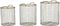 Light & Living PERLIS Mand Ø33x42+Ø38x47,5+Ø43,5x53 cm brons Set van 3
