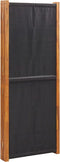 vidaXL - Kamerscherm - met - 5 - panelen - 350x180 - cm - zwart
