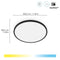 WiZ Plafondlamp SuperSlim - Diameter: 30 cm - Warm- tot Koelwit Licht - Slimme LED Verlichting - Geïntegreerde LED - 16W - Zwart - Wi-Fi