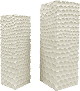 PTMD Isaiah White Mdf Pedestal Nature Design SV2