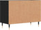 vidaXL - Tv-meubel - 69,5x30x50 - cm - bewerkt - hout - zwart