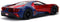 Jada Toys - Marvel Spider-Man 2017 Ford GT 1:32 - Metaal - Actiefiguur en voertuig