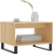 vidaXL - Salontafel - 60x50x40 - cm - bewerkt - hout - sonoma - eikenkleurig