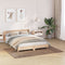 vidaXL - Fluffy - Tapijt - met - Latex - Achterkant - Bruin - 140x200 - cm