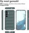 imoshion Hoesje Geschikt voor Samsung Galaxy S24 Hoesje Siliconen - imoshion EasyGrip Backcover - Donkergroen
