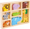 New Classic Toys® Houten Safari Dieren - Speelfigurenset met 8 dieren - Inclusief houten opbergdoos
