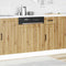 vidaXL - Vaatwaspaneel - Lucca - bewerkt - hout - artisanaal - eikenkleur