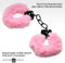 Master Series - Handboeien - Cuffed In Fur - Metalen Handboeien met kunstwollen bekleding - Roze