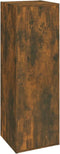 vidaXL - Tv-meubelen - 2 - st - 30,5x30x90 - cm - bewerkt - hout - gerookt - eikenkleur