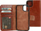 Mobiparts Excellent Wallet Case 2.0 - Flip cover - Echt leder - Bruin (iPhone 14)