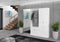 Furnilux ProjektX - Kledingkast 4 deuren spiegel - 66cm x 193cm x 34cm - Wit