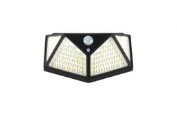 The White Series - Wandlamp op zonne-energie met Bewegingssensor – 100 LED’s